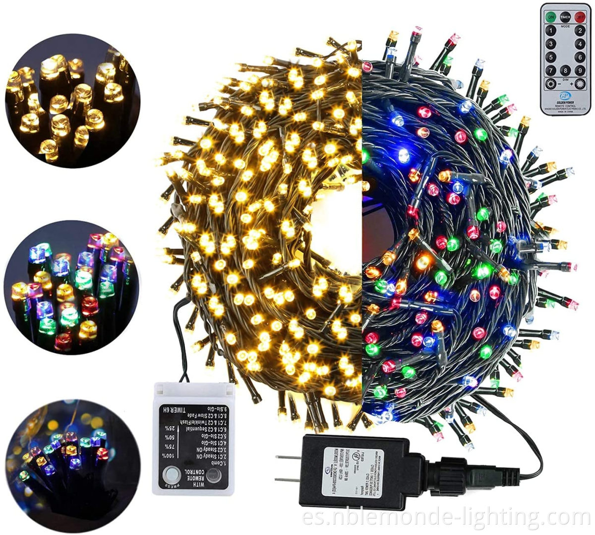 Color-changing LED String Lights